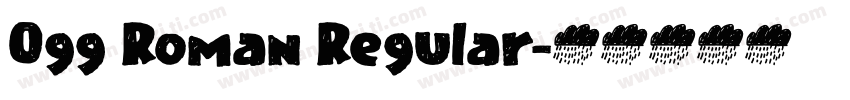 Ogg Roman Regular字体转换